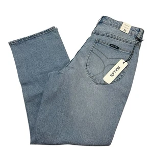 Rollas Jeans Damen 32 Heidi Ankle High Rise Straight Light Old Stone Wash Freizeit - Bild 1 von 12