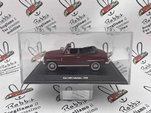 DIE CAST 1/43 " FIAT 1400 CABRIOLET - 1950 " + CAJA 2 FIAT STORY - Picture 1 of 2