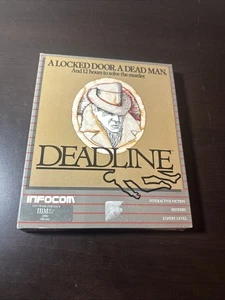 Vintage Infocom Deadline IBM PC 1984 5 1/4” Interactive Fiction Text Adventure - Picture 1 of 13