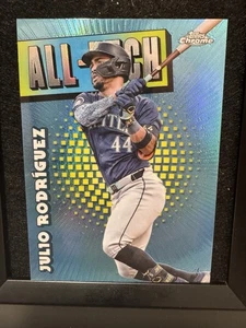 2025 Topps Chrome Julio Rodriguez All Etch Refractor Mariners - Picture 1 of 2