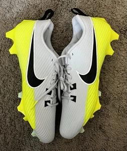 Size 14M- Nike Vapor Edge Speed 360 2 Football Cleats Grey Black Volt DA5455-004 - Picture 1 of 5
