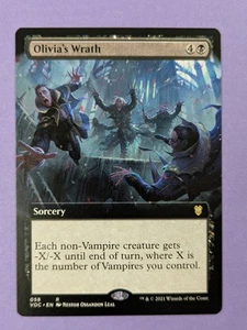 MTG Magic The Gathering: Crimson Vow Commander: Olivia's Wrath #058 Rare - NM - Picture 1 of 2