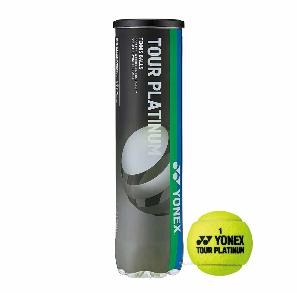 YONEX Tour Platinum Tennis Balls TB-TP4EX (4 balls per can) - Image 1 of 1