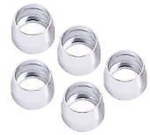 Aeroflow AF299-20SS Teflon S/S Olive Insert -20 Suit Teflon Hose End -20AN (5 Pa - Picture 1 of 4