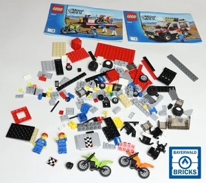 Lego City 4433 Set Dirt Bike Transporter Minifiguren Motorrad Crossbike komplett - Bild 1 von 1