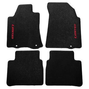 Fits 13-18 Nissan Altima Black Floor Mats Car Carpet Nylon Non-slip 4PCS Set - Picture 1 of 3