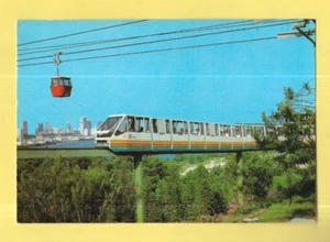 CARTOLINA MONO RAILWAY AT SENTOSA SINGAPORE 1980 ca. - Foto 1 di 3