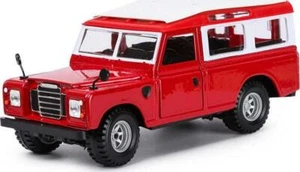 1958 - 1961 Land Rover Series II Red 1:24 Scale Diecast Model by Bburago 22063RD - Picture 1 of 3