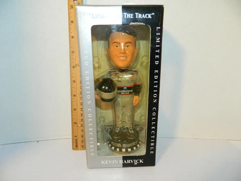 AS IS #19 KEVIN HARVICK bobblehead NASCAR Goodwrench 2001 Legends fo the Cover