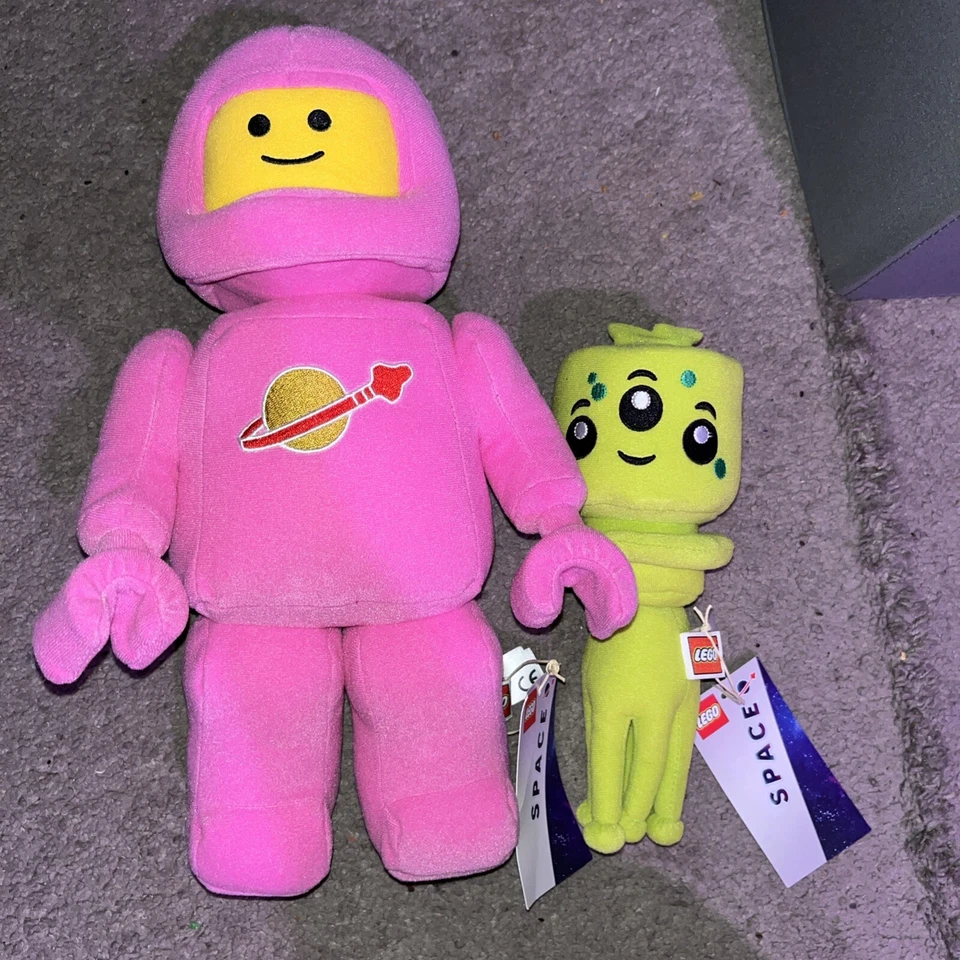 LEGO Pink Classic Space Astronaut Plush 13.5" 5008784 Manhattan Toy 2024 NotSoft