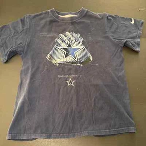 Nike Dallas Cowboys Navy Blue TShirt Youth Size Medium - Picture 1 of 5