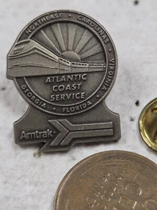 Railway Train Memorabilia Estate Find Amtrak Employee Pin Atlantic Coast Div - Picture 1 of 3