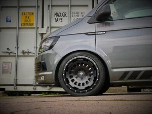 Twin Monotube AT20 Felge für T5 T6 T6.1 20 Zoll 9x20 Anfahrschutzring schwarz st - Bild 1 von 14