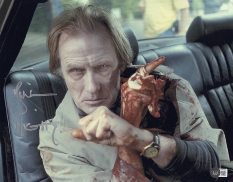 BILL NIGHY AUTOGRAPH SIGNED SHAUN OF THE DEAD 11X14 PHOTO BECKETT BAS PHILLIP Cover
