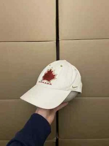 VINTAGE 2010 NIKE TEAM CANADA HOKEY VANCOUVER WINTER OLYMPIC HAT Y2K CAP USA - Picture 1 of 10