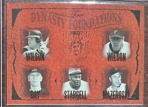2005 Flair Dynasty Foundations Willie Stargell Jason Bay Pittsburgh Pirates /82