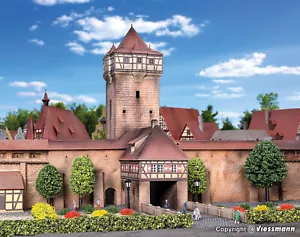 Kibri scala N 37107 Mura Fortificate e Torre di Rothenburg 25x15x21,5 New OVP - Foto 1 di 1