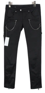 RICHMOND X Hose Damen (EU) 42 Glanzoptik Reißverschluss Saum Metalldetails schwarz - Bild 1 von 12