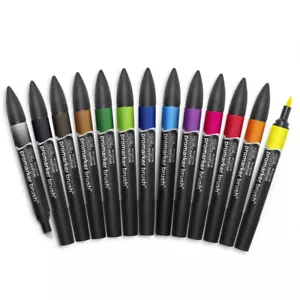 Winsor & Newton Promarker Bürste zwei Spitzen alkoholbasierte grafische Markerstifte - Bild 1 von 23