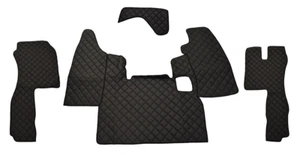 Alfombrillas cubiertas de cuero ecológicas negras para camiones Scania L - Imagen 1 de 2