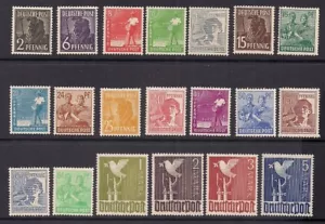 Germania 1947-48 Sc # 557-77 Set Completo MNH OG - Foto 1 di 1