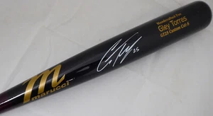GLEYBER TORRES SIGNED BLACK MARUCCI GAME MODEL BAT YANKEES BECKETT 154967 - Picture 1 of 6