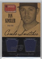 2013 Panini America's Pastime Combo Swatches /99 Ian Kinsler #CS-IK