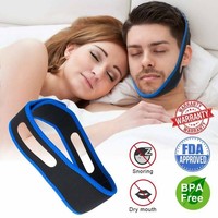 2x Anti Snore chinstrap device/ CPAP chinstrap [ FDA Approved & Premium Quality]