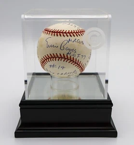 Ernie Banks Autographed five inscription baseball HMG COA - Picture 1 of 6