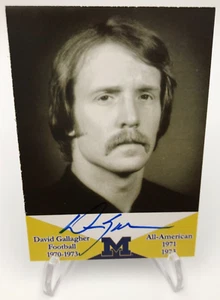 TK Legacy DAVID GALLAGHER AUTO RARE/100 Card ALL-AMERICAN Signed MICHIGAN WOLVES - Picture 1 of 8