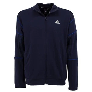 New Men's Medium Adidas Must Have Prime Blue Track Jacket All-Sports jacket - Picture 1 of 2