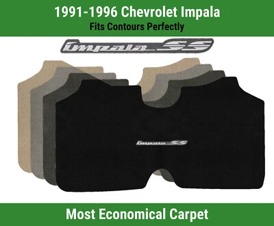 Tapete de porta-malas Lloyd Velourtex para 1991-1996 Chevrolet Impala com logotipo Impala SS - Imagem 1 de 4