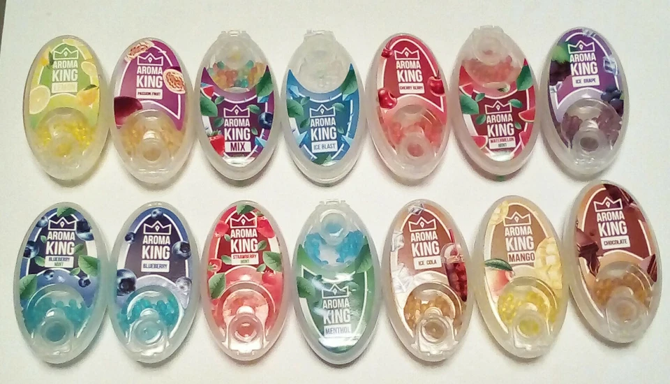 Aromakapseln Aromaking/Excellent/Hoffmann für Zigaretten,22 Sorten wählen