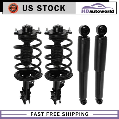 Set Of 4 For 2010 2011 2012 2013 Kia Forte Front Struts & Rear Shocks Assembly - Image 1 of 4
