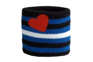 Schweißband Fahne Flagge Gay Pride Leather 2er Set - 7x8cm Armband für Sport - Picture 1 of 1