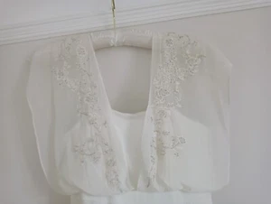 Monsoon Hand Embellished Ivory Wedding Dress Size 8 Savannah - Picture 1 of 8