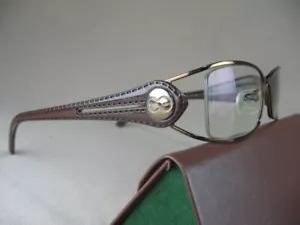 Occhiali da vista ESCADA VES 667 0R18 metallo/plastica semi-rimless Italia ecopelle - Foto 1 di 1
