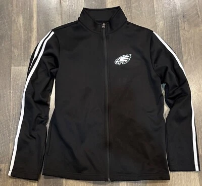 Philadelphia Eagles Antigua Black Full Zip Golf Jacket Men's Size Small - Image 1 of 4