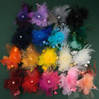 18Colors Pearl Corsage Wedding Party Bridal Shower Decor Hairpin Fascinator lot