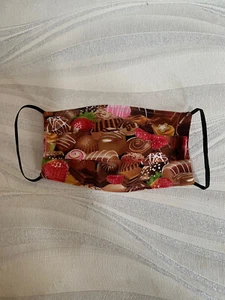 Chocolate Factory Confectionery Face mask 100% cotton Reusable Washable Child - Picture 1 of 4