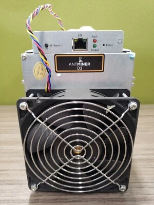 QTY 1 Bitmain Antminer D3 Submodel 19. 3G ASIC Cryptocurrency Miner - Image 1 of 4