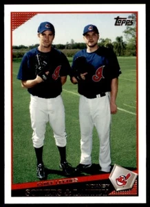 2009 TOPPS #333 JEREMY SOWERS/AARON LAFFEY CLEVELAND INDIANS - Picture 1 of 2
