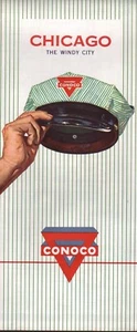 1961 Conoco Road Map: Chicago NOS - Picture 1 of 1