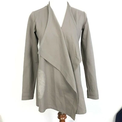 LOGO by Lori Goldstein Women's Drape Jacket Cardigan size XXS Tunic Blazer HK - Image 1 of 4