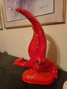Vintage MCM Ceramic Pheasant Birds California Originals Turquoise - Picture 1 of 2