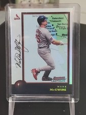1998 CARDINALS Bowman Chrome International Refractor #5 Mark McGwire