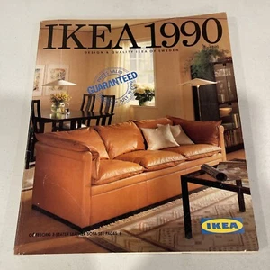Vintage Ikea Catalog Book Designer Furniture Homeware Household Bedroom 1990 - Picture 1 of 4