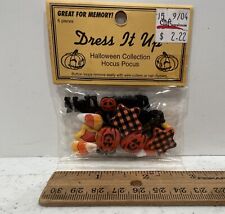 Jesse James Dress It up Buttons 12 Pcs Halloween Hocus Pocus 1199 Sewing Crafts