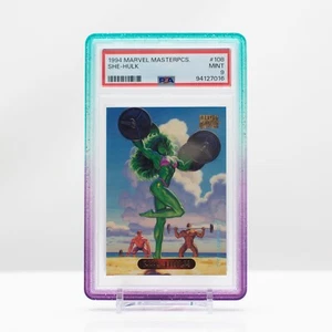 Marvel 1994 Marvel Masterpieces She Hulk Gold foil Signatures #108 PSA 9 - Picture 1 of 4