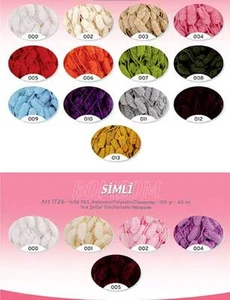 Ören Bayan Madame Tricote Paris Ponpon Wolle 100g Angebot Bombom Glitzer Metalic - Bild 1 von 8